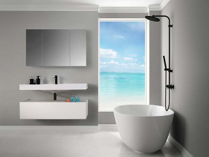 Умывальник Belux Триумф 600 / 700 / 850 / 1000 / 1200 белый матовый Solid Surface, 100х50