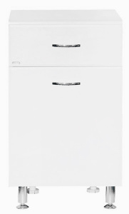 Комод Misty Люси 30 / 40 с корзиной для белья, 30/белый