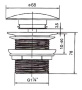 Донный клапан Vincea DBS-316