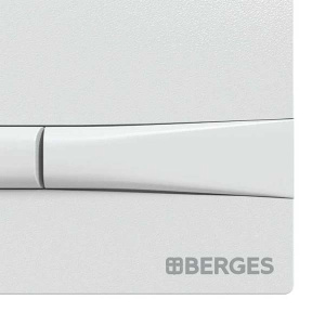 Кнопка для инсталляции Berges Novum F1 040051 / F4 040054, белый глянцевый