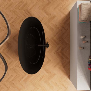 Акриловая ванна Frank F6123 Black, 170х81, черный