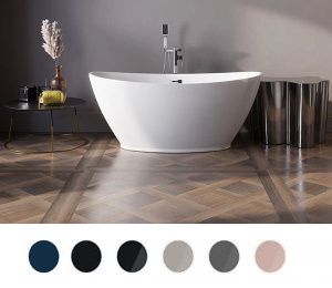 Акриловая ванна Polimat Mango розовая
