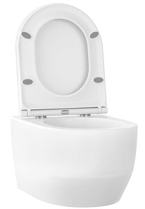 Подвесной унитаз Wellsee Croquis RimFree 182611001 / 182612001, белый глянцевый