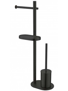 Стойка для туалета Grocenberg AC0070BL, черный матовый