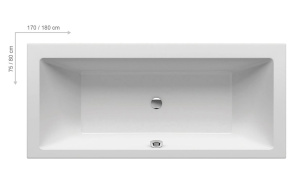 Акриловая ванна Ravak Formy 01 Slim, 170х75