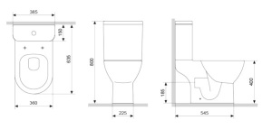 Напольный унитаз Damixa Palace Grand 468600SC