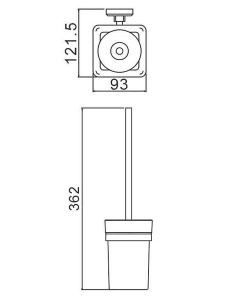Ершик для унитаза Gappo G3810