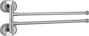 Держатель для полотенец Savol S-008602 / S-008603 / S-008604, 2 перекладины, хром