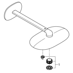 Верхний душ Grohe Rainshower Duo 360 26254000
