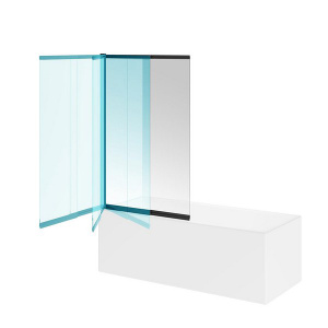 Душевая шторка на ванну Kerama Marazzi Vetro VE.100.BSD.BLK.M