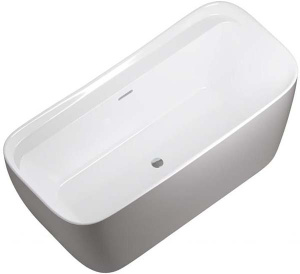 Акриловая ванна Allen Brau Infinity 2 2.21002.20/PGM / 2.21002.21/PGM, 170х78, белый матовый, платиново-серый