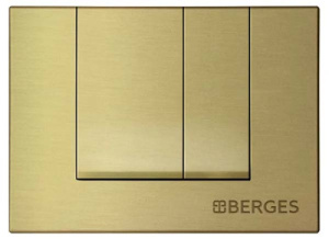 Кнопка для инсталляции Berges Novum S8 040048 / S9 040049, бронза глянцевая