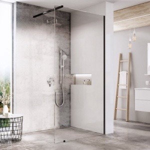 Душевое ограждение Ravak ST Walk-in Wall профиль черный, 90х200, Transparent