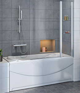 Душевая шторка на ванну Good Door SCREEN HS-100-C-CH