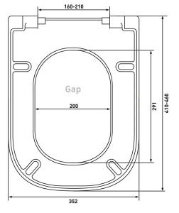 Крышка-сиденье Berges Gap SO 017003 с микролифтом