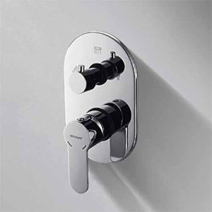 Смеситель скрытого монтажа Bravat Prolate P69190C-RUS (3 функции), хром