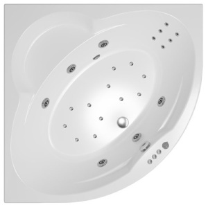 Гидромассажная ванна Triton Троя Экстра люкс турбо Flat, 150х150