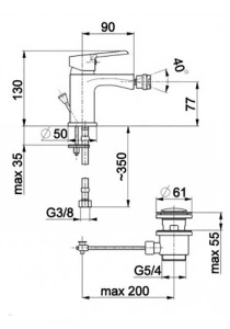 Смеситель для биде Armatura Seelit 5817-015-00