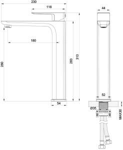 Набор смесителей Oliveeka OL-639003A+239003-BG