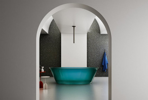 Ванна из полиэфирной смолы Abber Kristall AT9707Aquamarin, 170х75