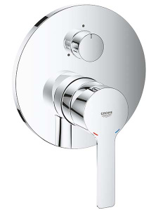 Смеситель скрытого монтажа Grohe Lineare 24095001 / 24095DC1 (3 функции), суперсталь