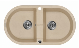Кухонная мойка Deante Piva ZQI-220B / ZQI-720B, 78х44/графитовый