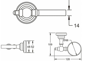 Стакан Rose RG1112