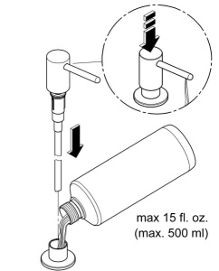 Дозатор для моющих средств Grohe Contemporary, хром