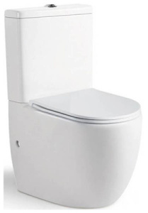 Напольный унитаз Gid Tr2177 с сиденьем Soft Close, белый