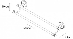 Держатель для полотенец Fixsen Adele FX-55002