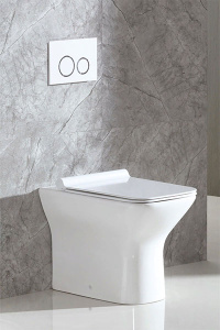 Приставной унитаз BelBagno Romano BB248CBR безободковый, белый
