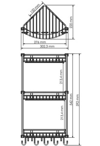 Полка Wasserkraft K-1233