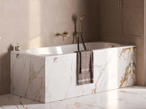 Ванна из искусственного камня Canterno Оренсе белый матовый Solid Surface