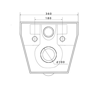 Подвесной унитаз Caprigo Polo P-1403