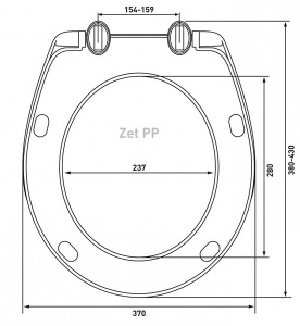 Крышка-сиденье Berges Zet PP 021504