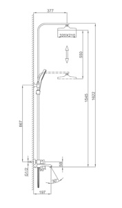 Душевая стойка Frap F2476-9