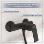 Смеситель для душа Lauter Reef 21СК9678BS