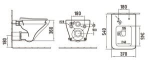 Подвесной унитаз WeltWasser Hofbach 004 GL-WT