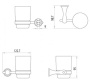 Стакан Lemark LM2136C
