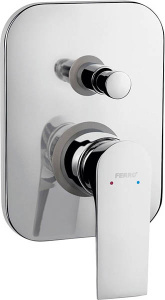 Душевая система Ferro Algeo Square BAQ7P-SET1-S встраиваемая