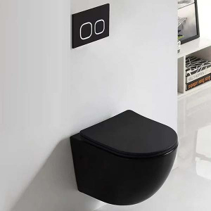 Подвесной унитаз Cerutti Ticino Aria MB CT8918 безободковый с крышкой Soft Close