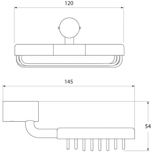 Мыльница Iddis Renior L042B