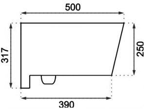 Подвесной унитаз Rea Porter Rimless C1401