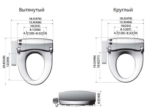 Электронная крышка-биде Brunnen Daewon DIB-C450