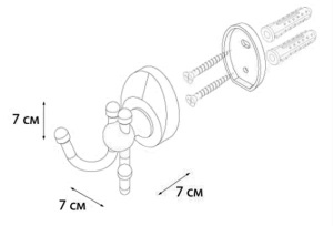 Крючок Fixsen Europa FX-21805C