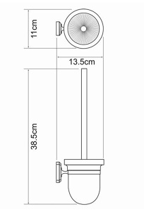 Ершик для унитаза Wasserkraft Oder K-3027