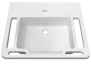 Умывальник Belux Care G 600, 60х56, белый глянцевый