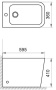 Напольное биде BelBagno Ardente-R
