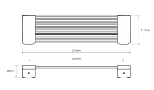 Полка Bemeta Cytro 146102275