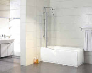 Душевая шторка на ванну Bravat ALFA BG110.5111A, 110х135, прозрачный